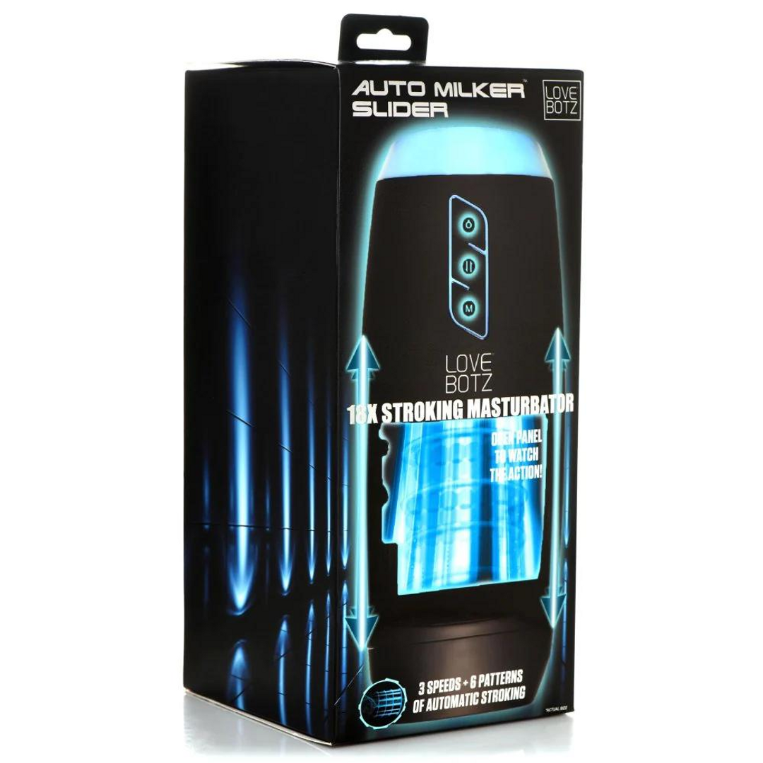 The Milker Slider Stroking Masturbator - Black 2