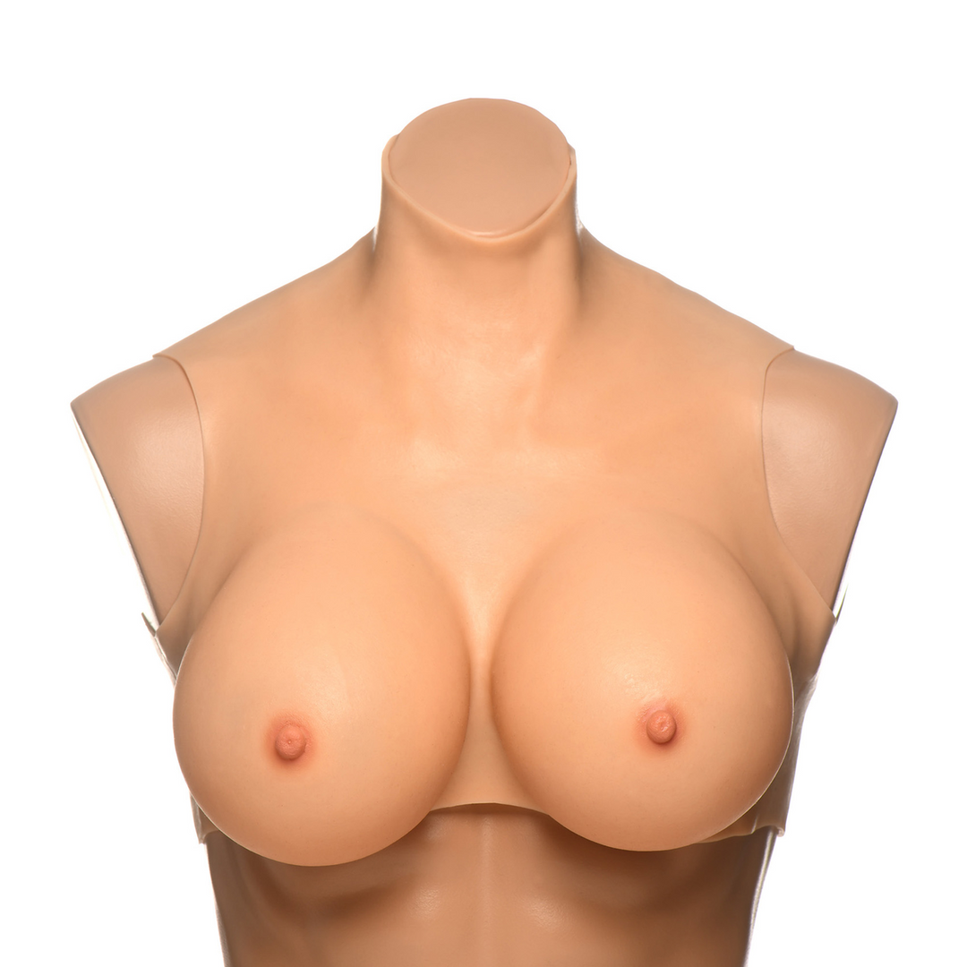 Perky Pair G-Cup Silicone Breasts - Flesh 3
