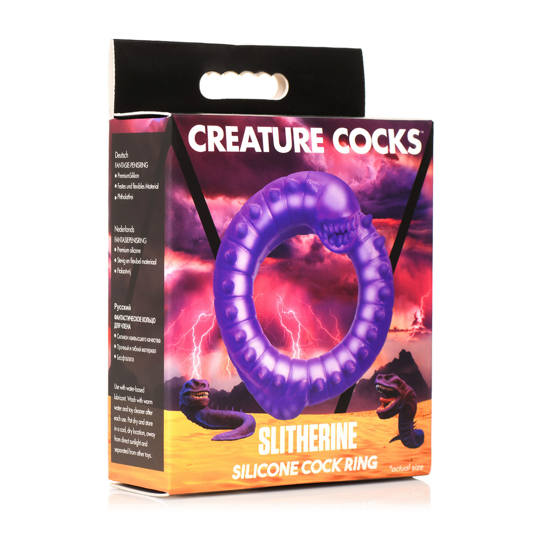 Slitherine - Silicone Cock Ring - Purple 2