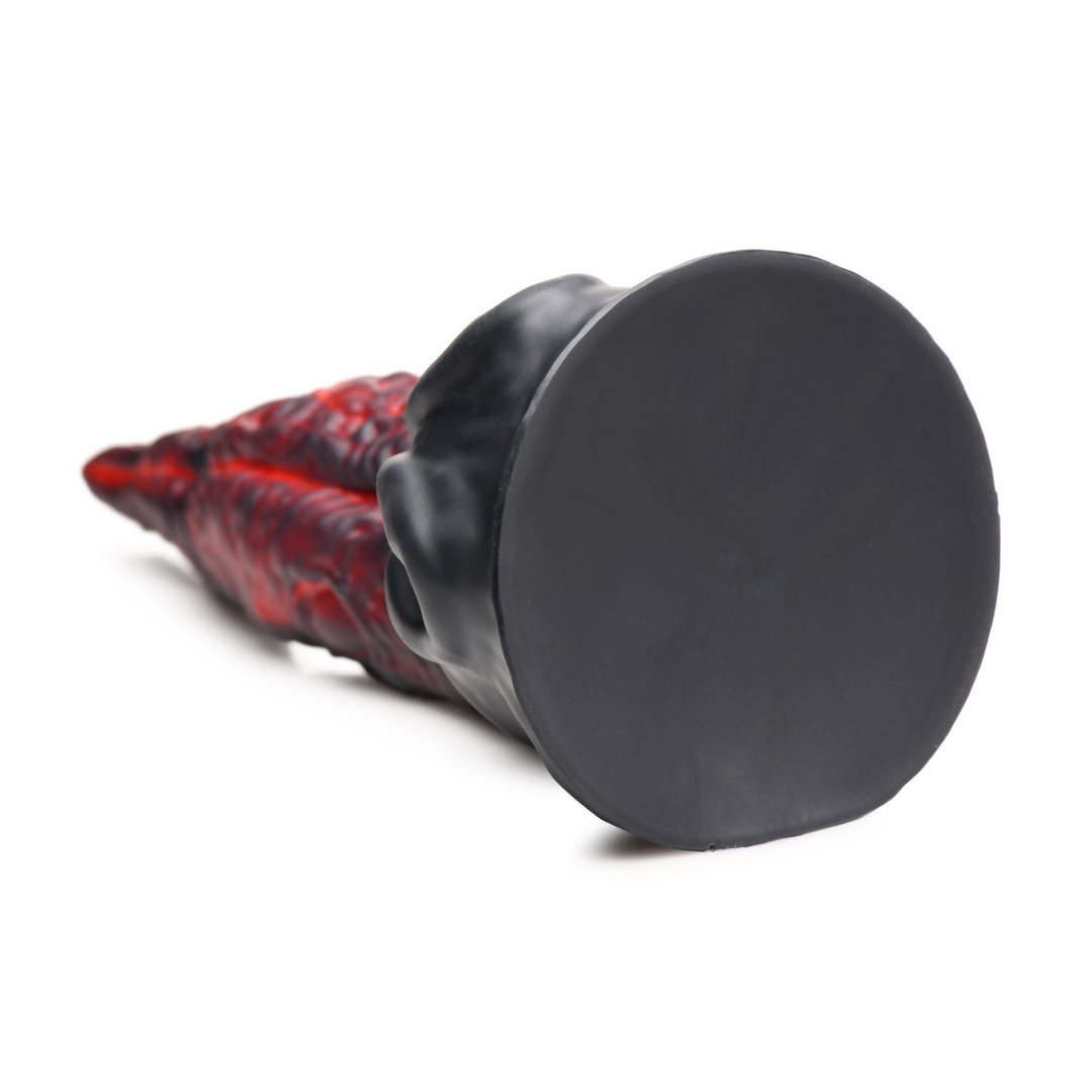 Dragon Tongue - Silicone Dildo - Red/Black 5