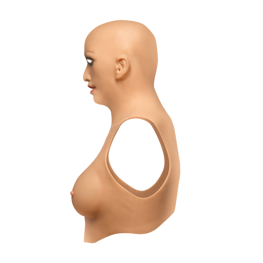 Sexy Skin Suit - Silicone Head Face and C Cup Breasts 4