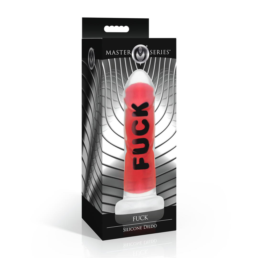 FUCK - Silicone Dildo - Red 2