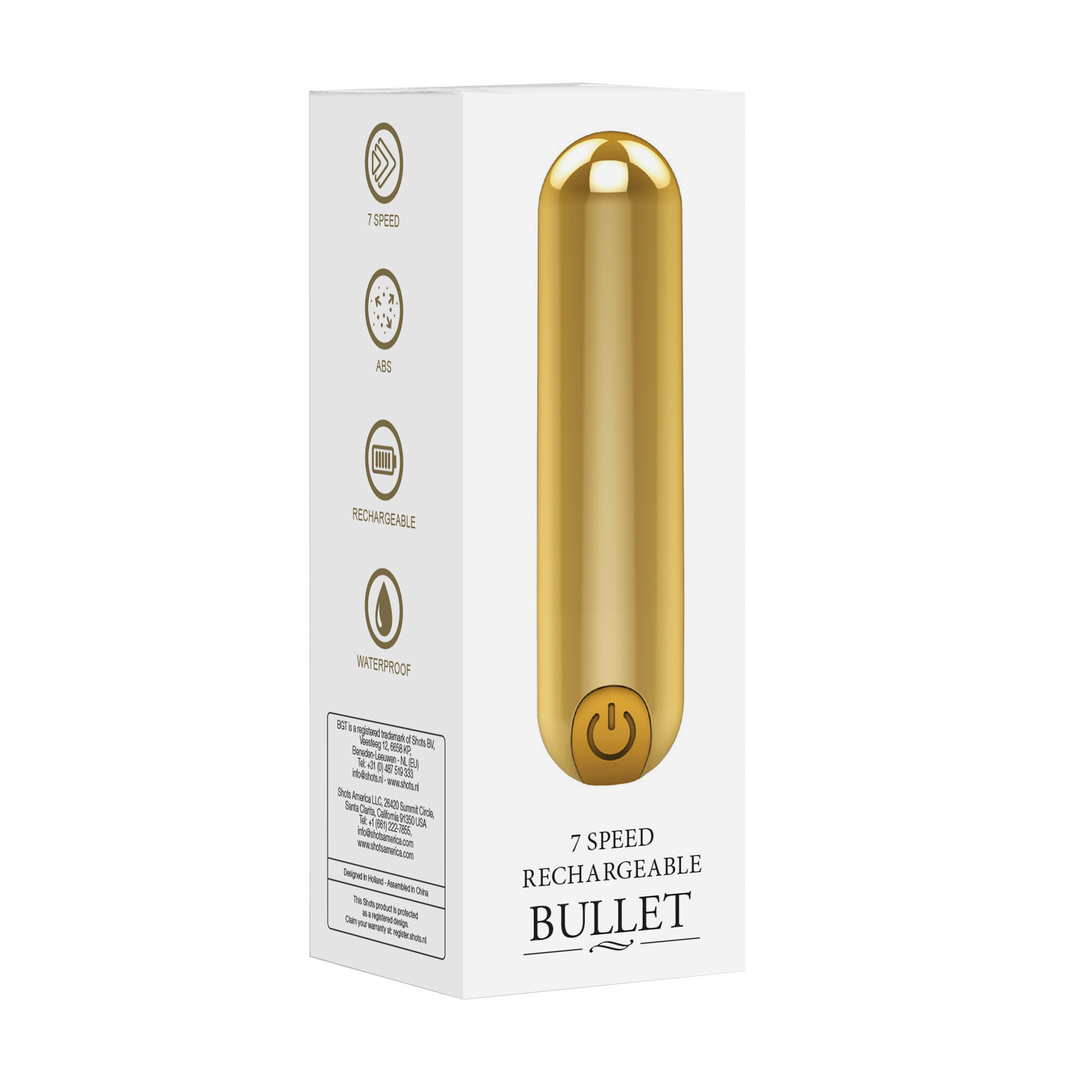 10 Speed Rechargeable Bullet - Gold 2