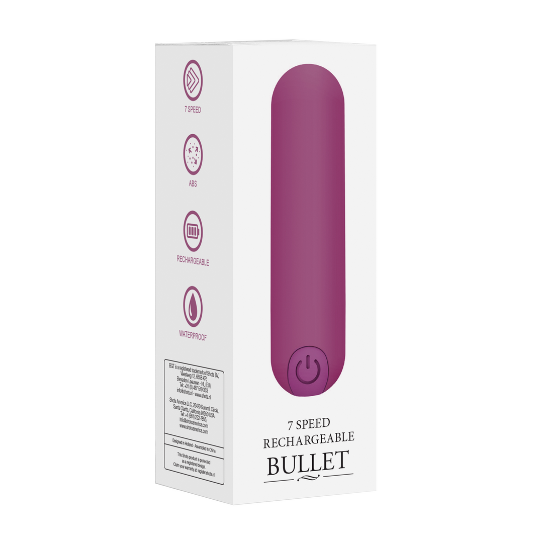 10 Speed Rechargeable Bullet - Purple 2