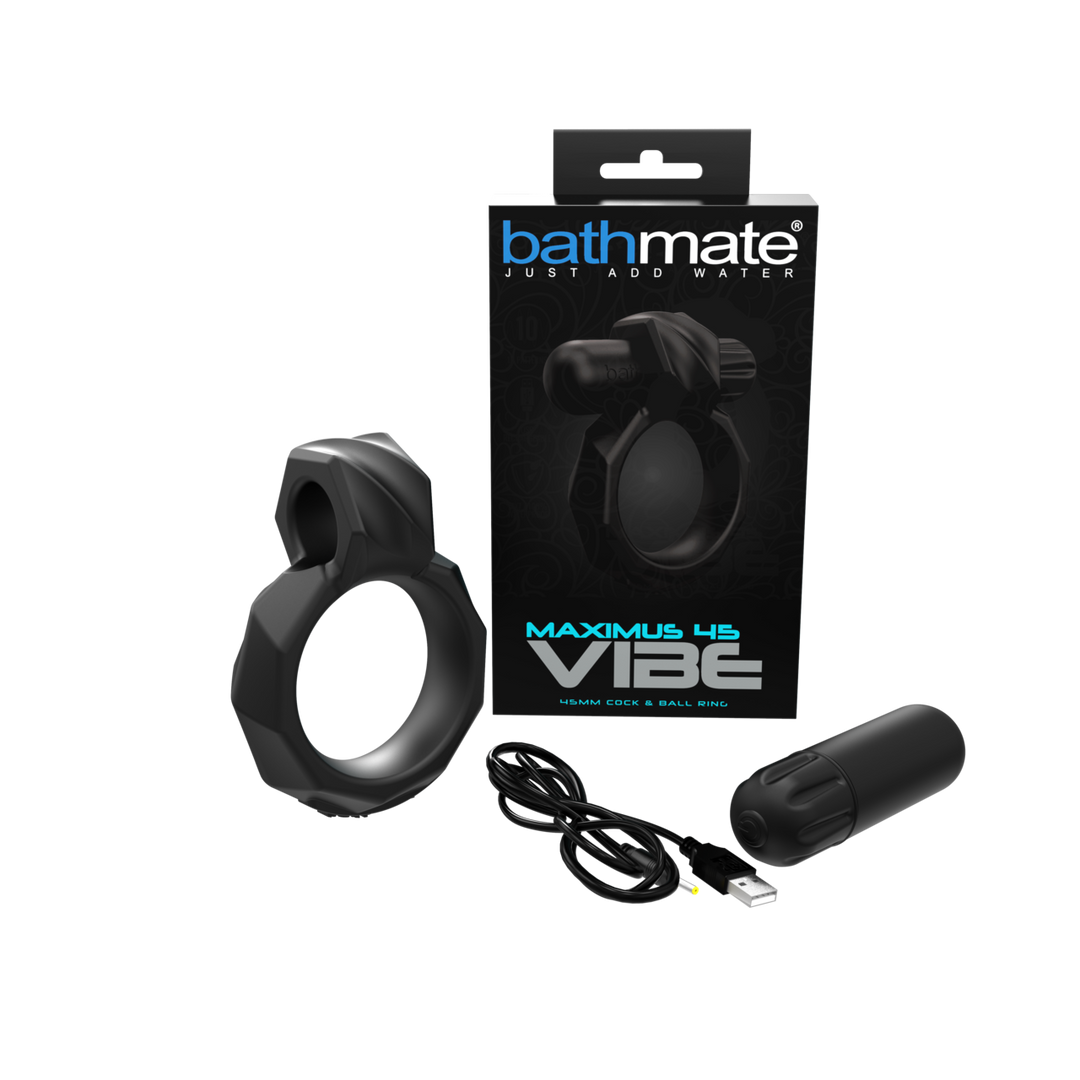 Vibe - Maximus 45 - Vibrating Ballstrap and Cockring - 1.77 / 4,5 cm 2
