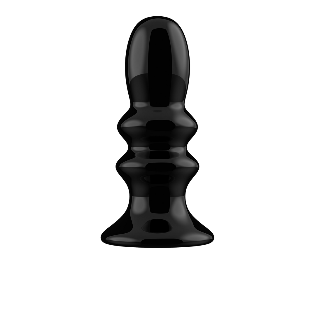 Ribbly - Glass Ribble Vibrator with Suction Cup 5