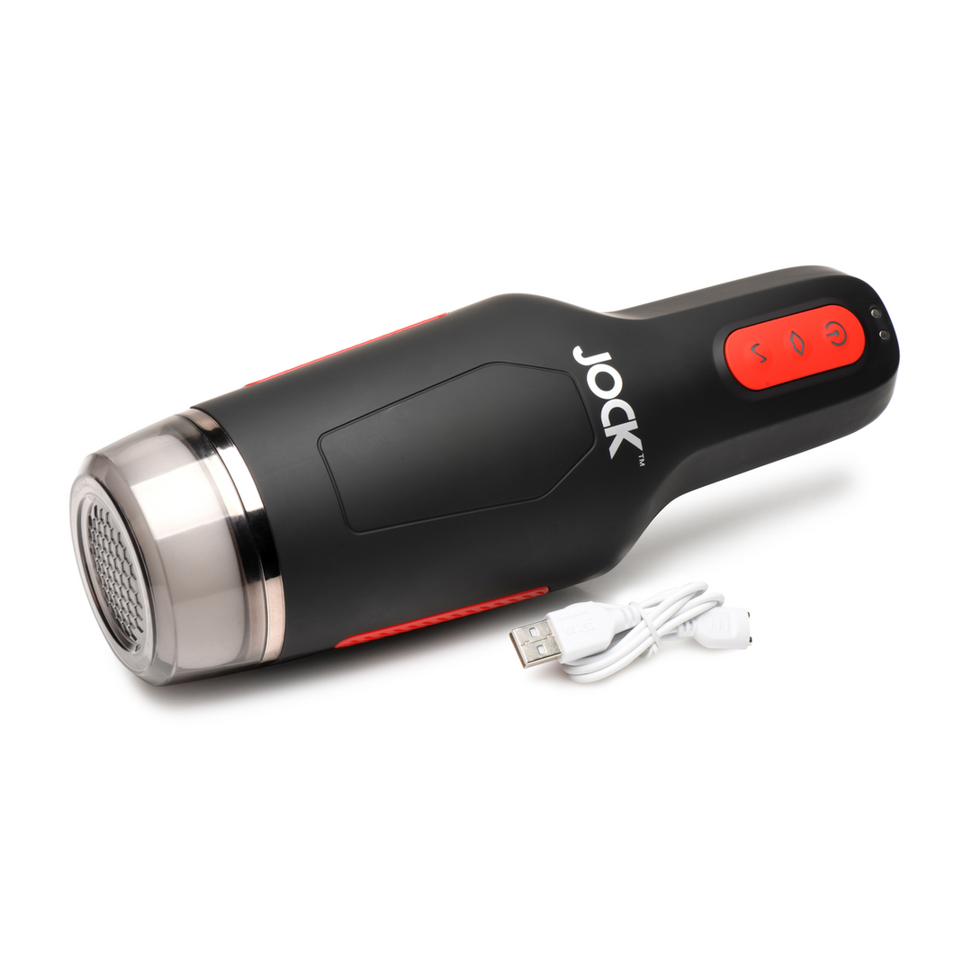 Sucking and Vibrating Masturbator - 15X - Black 6