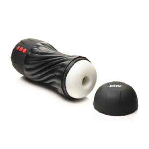 Sucking and Vibrating Masturbator - Black