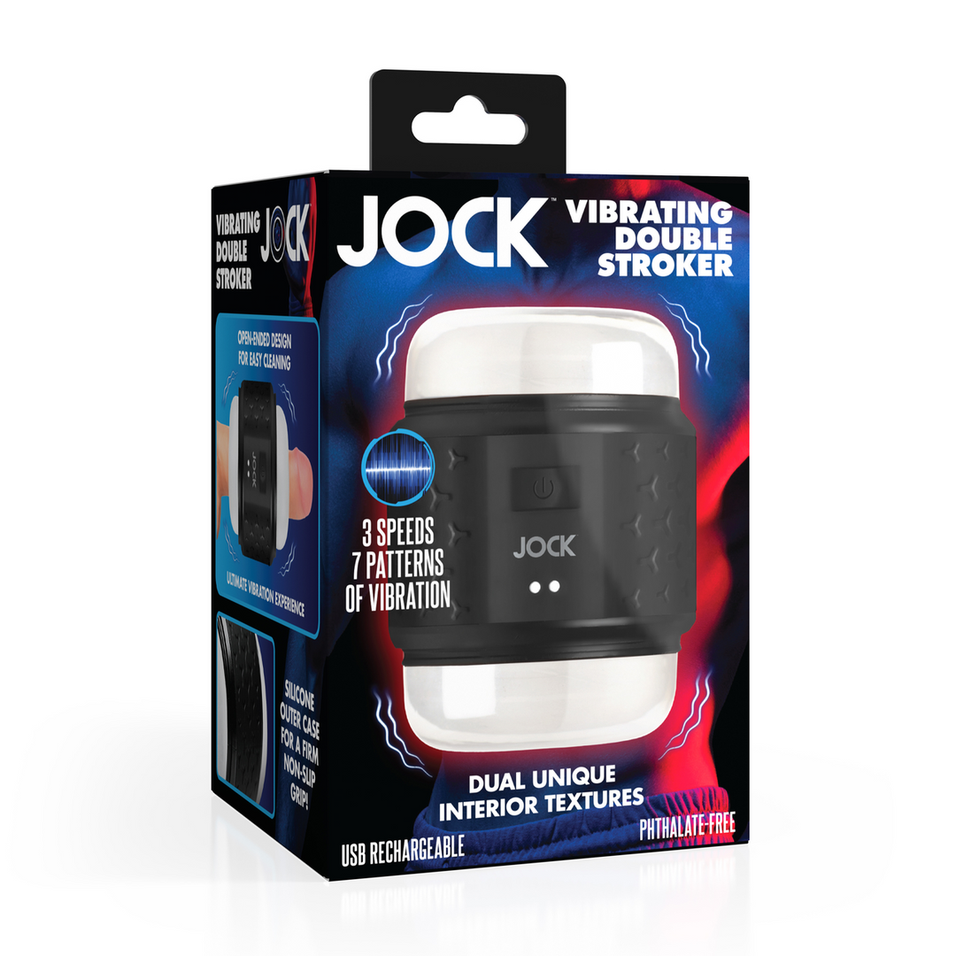 Vibrating Double Stroker - Black 2