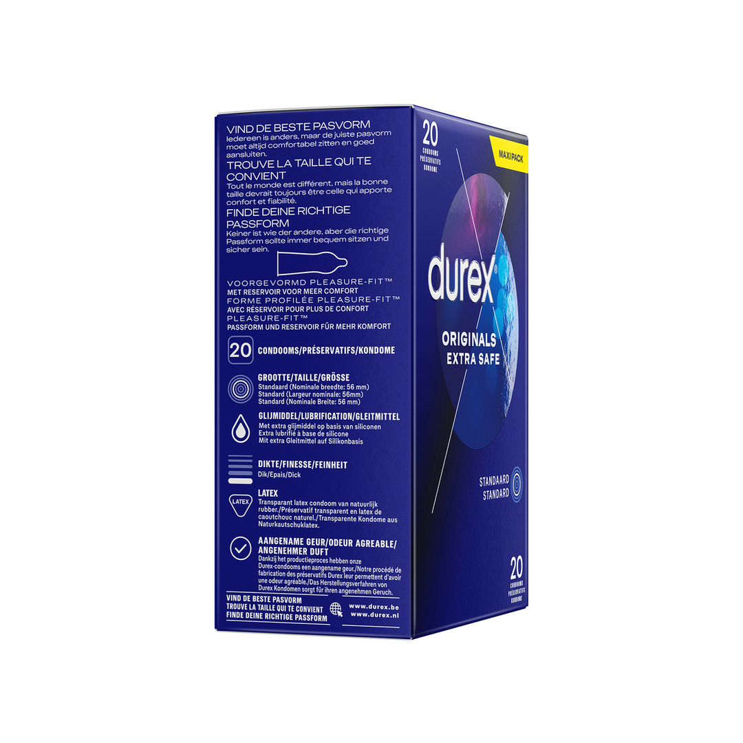Originals Extra Safe - Condoms - 20 Pieces 3