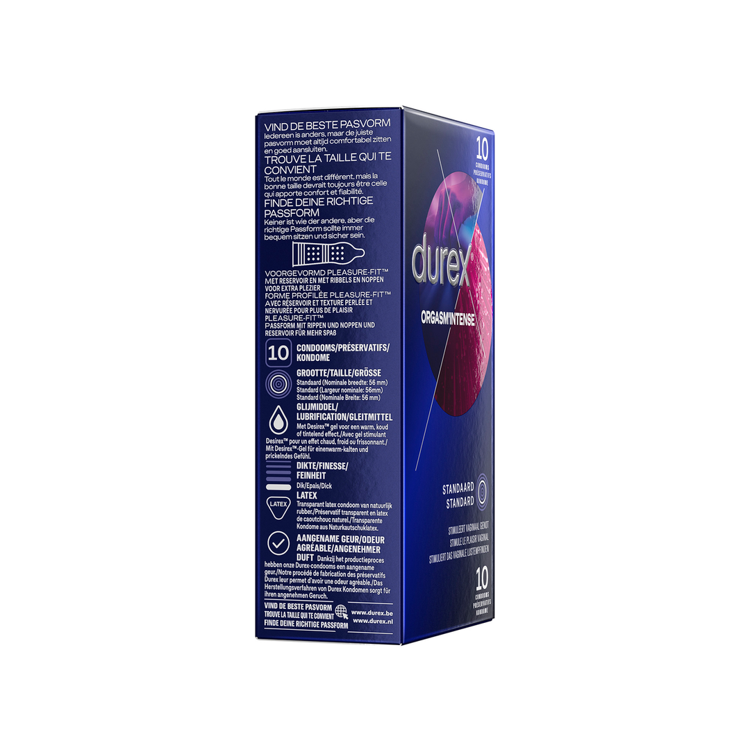 Orgasm Intense - Condoms - 10 Pieces 3
