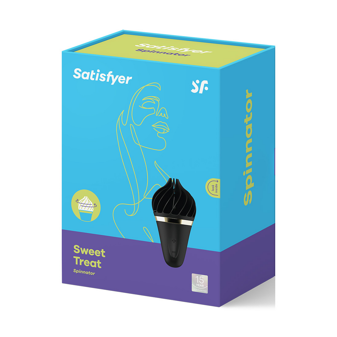 Sweet Treat - Stimulating Tongue Spinnator - Black/Gold 2