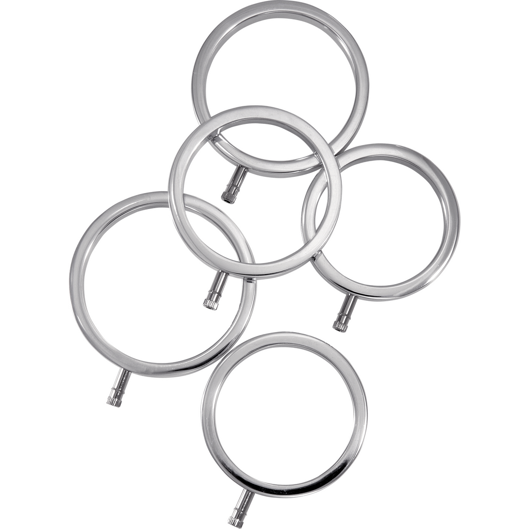 Solid Metal Cockring Set