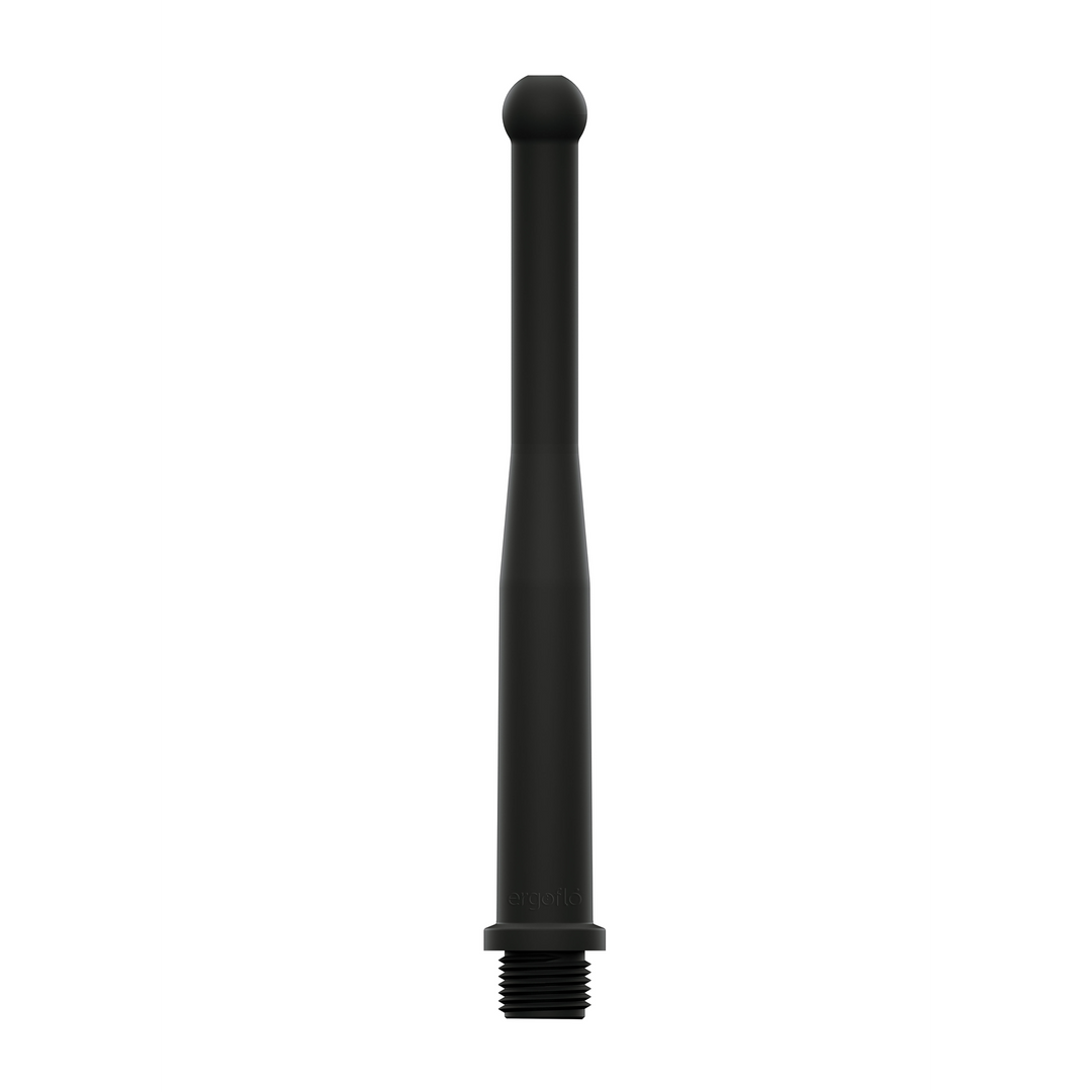 Ergoflo - Silicone Flex Tip for Anal Shower - 8 / 20 cm - Black 3
