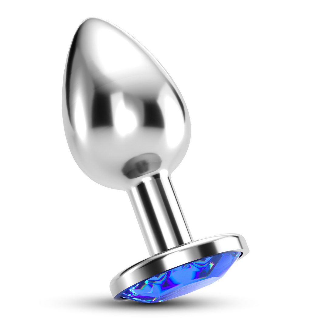 Bijou - Anal Jewel Plug - Small - Blue