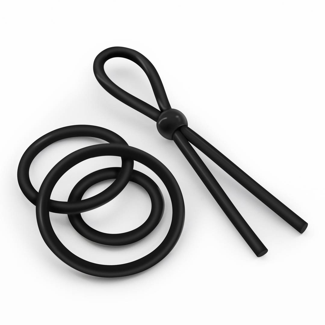Daltons - Silicone Cockring Set - Black