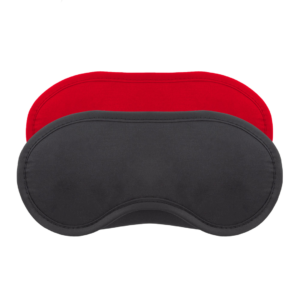 Satin Blindfolds - Twin Pack - Black/Red