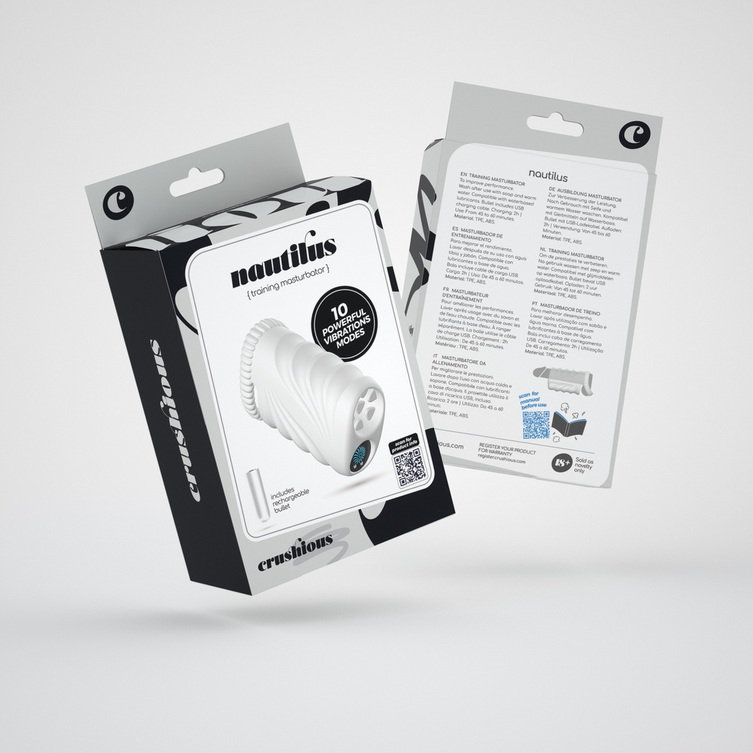 Nautilus - Training Masturbator with Removable Bullet - White 2