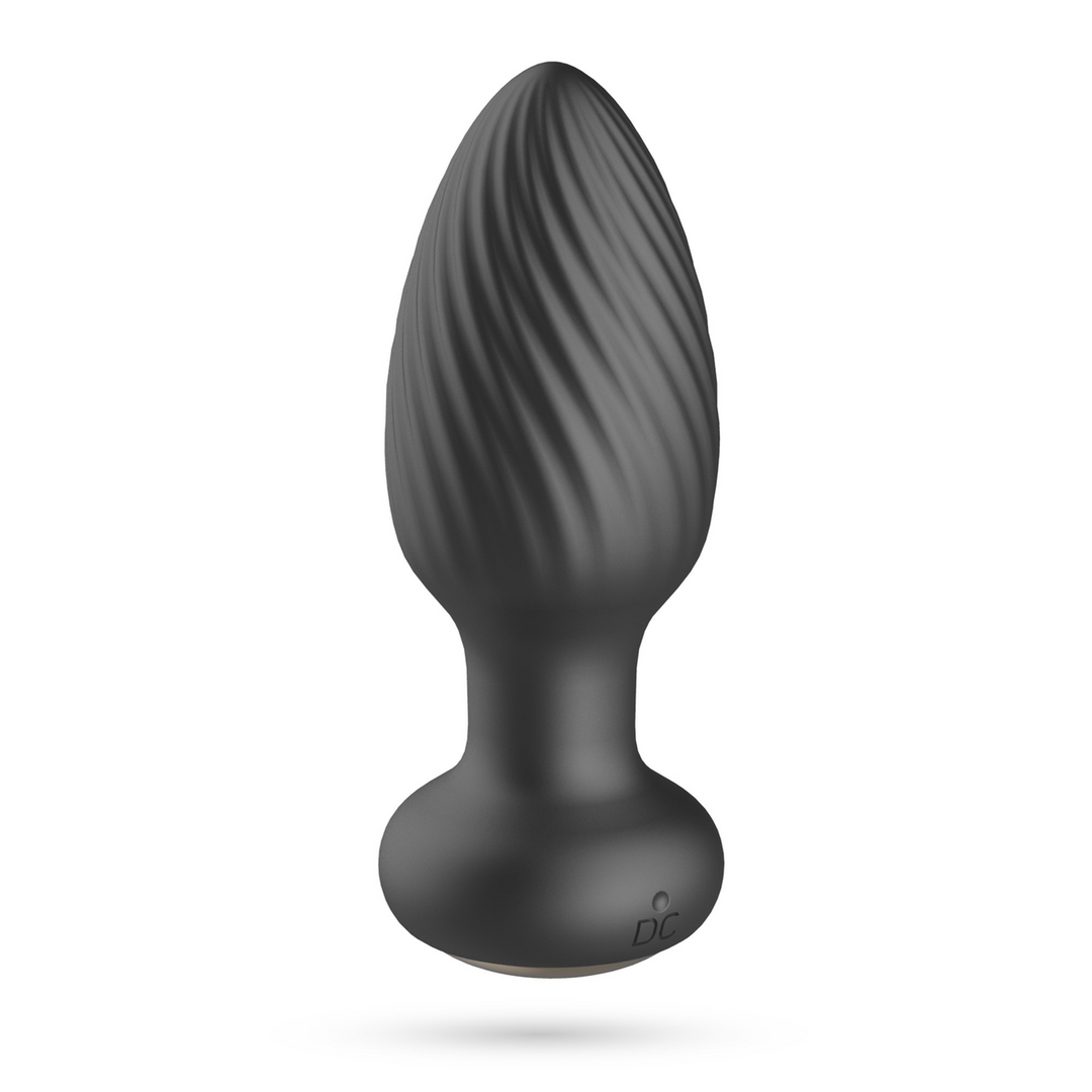 Twister - Rotating Anal Plug with Remote Control - Black 5