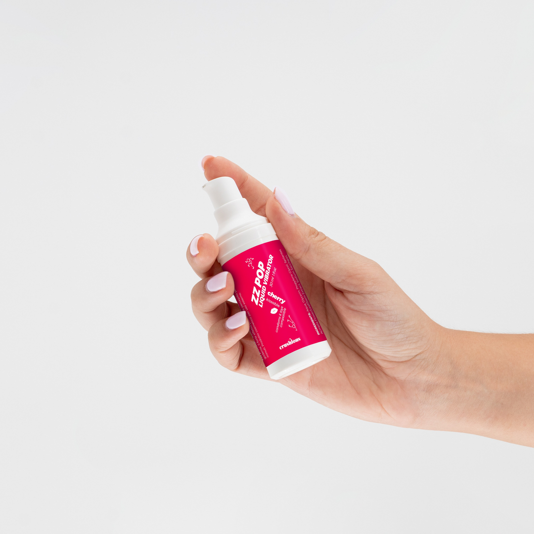 ZZ Pop - Kissable Liquid Vibrator - Cherry - 1 fl oz / 30 ml 4