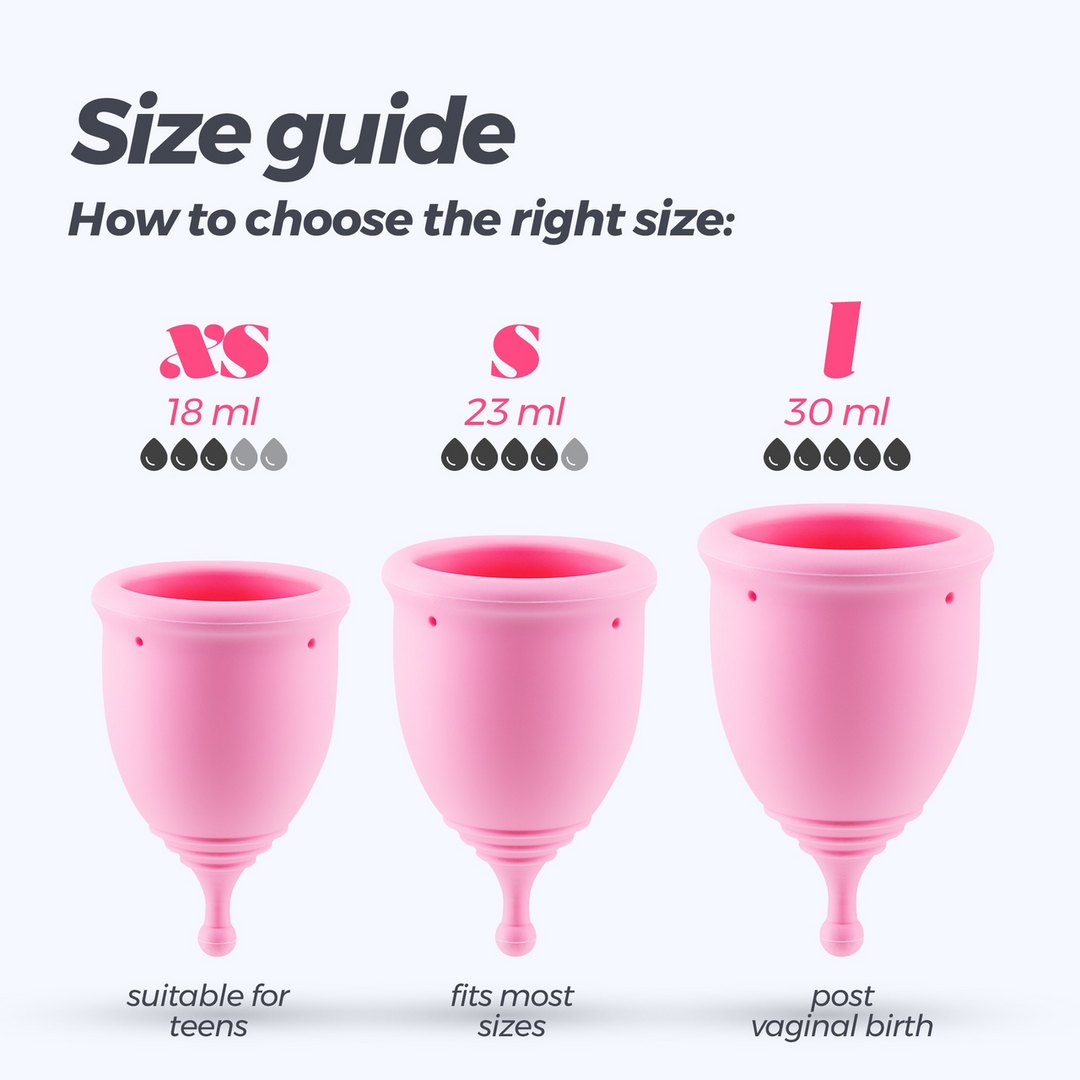 Minerva - Menstrual Cup with Pouch - XS - Pink 6
