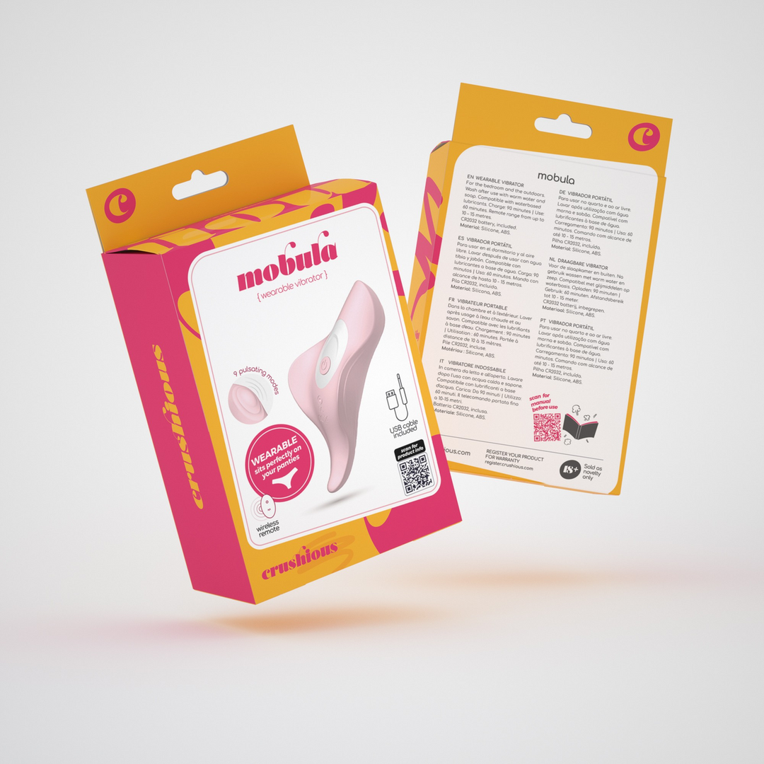 Mobula - Panty Vibrator with Remote Control - Pink 2