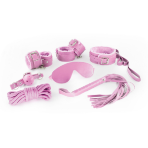 Dungeons and Maidens - 8 Piece BDSM Kit - Pink