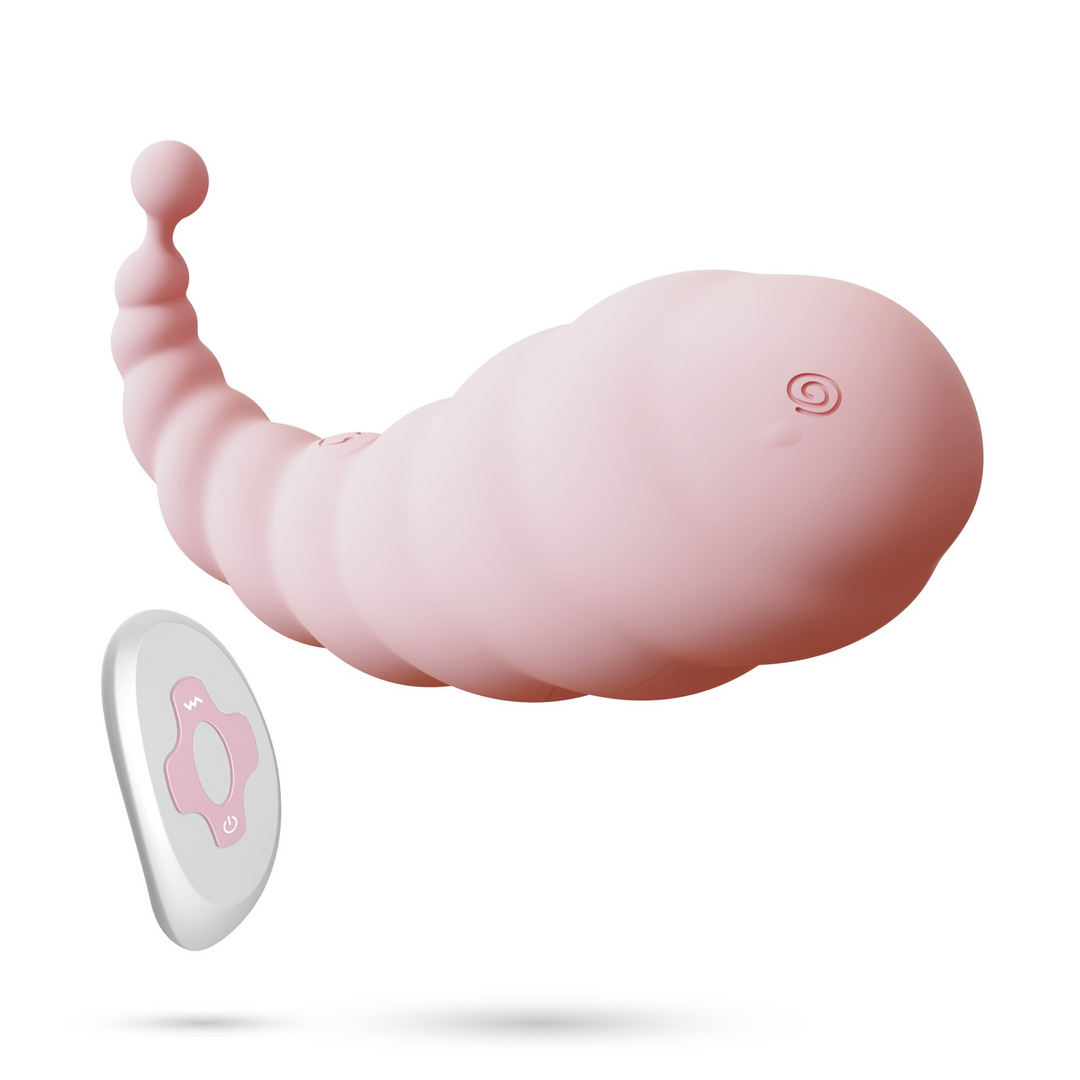 Cocoon - Rechargeable Vibrating Egg with Remote Control - Pink
