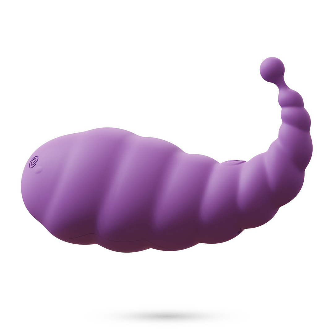 Cocoon - Rechargeable Vibrating Egg with Remote Control - Purple 3