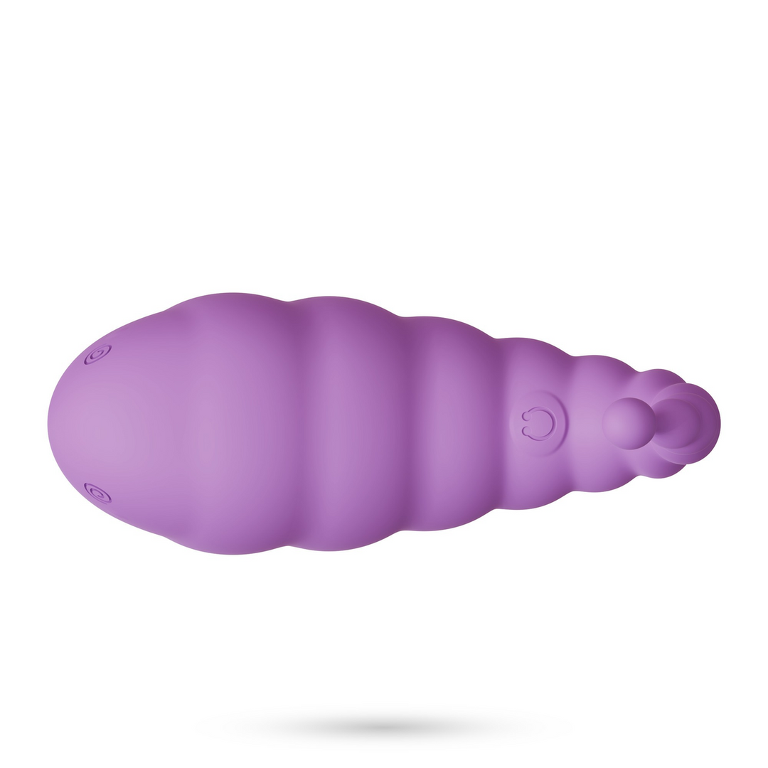 Cocoon - Rechargeable Vibrating Egg with Remote Control - Purple 5