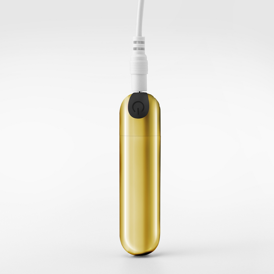 iMoan - Rechargeable Vibrating Bullet - Golden 4