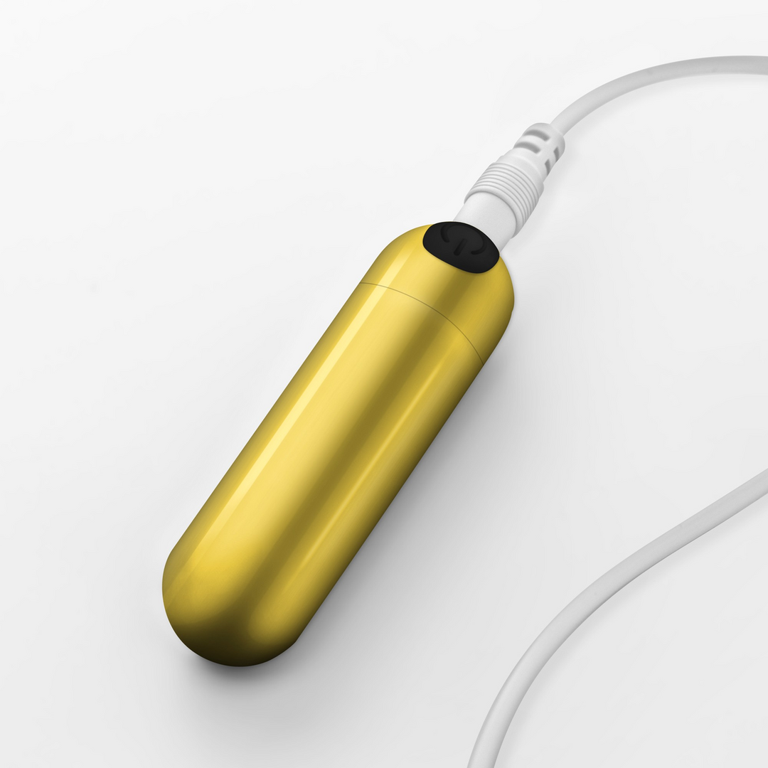 iMoan - Rechargeable Vibrating Bullet - Golden 5