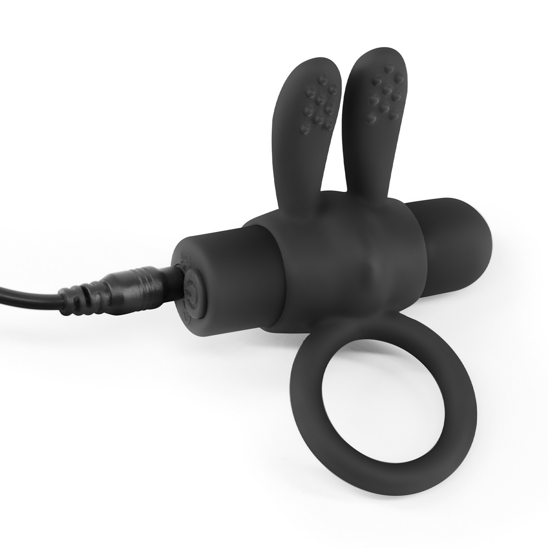 Nacho - Vibrating Cockring with Remote Control - Black 6