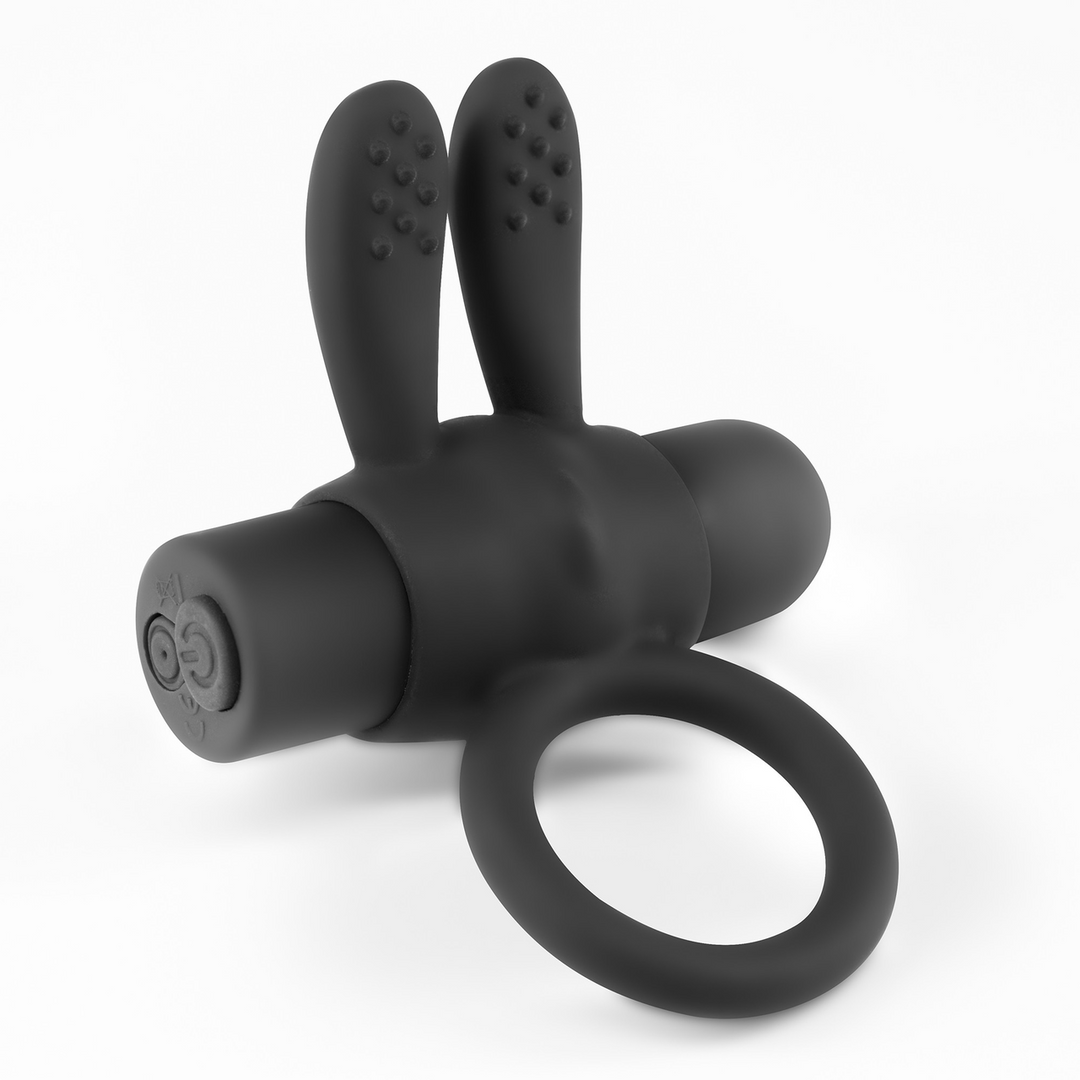 Nacho - Vibrating Cockring with Remote Control - Black 4