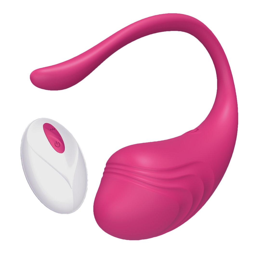 Tamago - Rechargeable Vibrating Egg with Remote Control - Pink