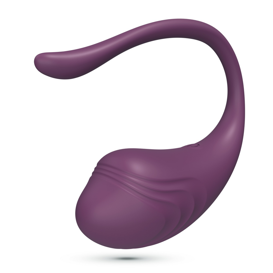 Tamago - Rechargeable Vibrating Egg with Remote Control - Purple 3