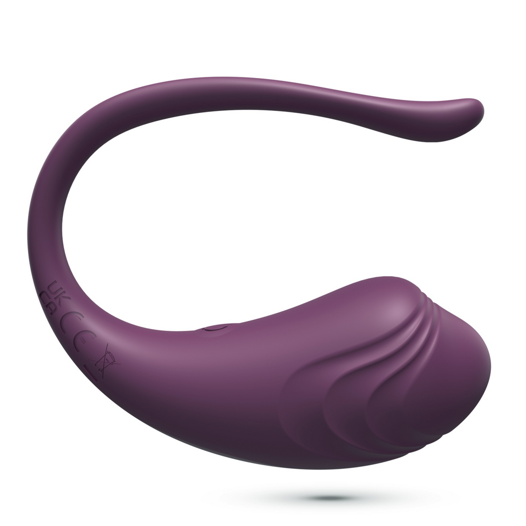Tamago - Rechargeable Vibrating Egg with Remote Control - Purple 5