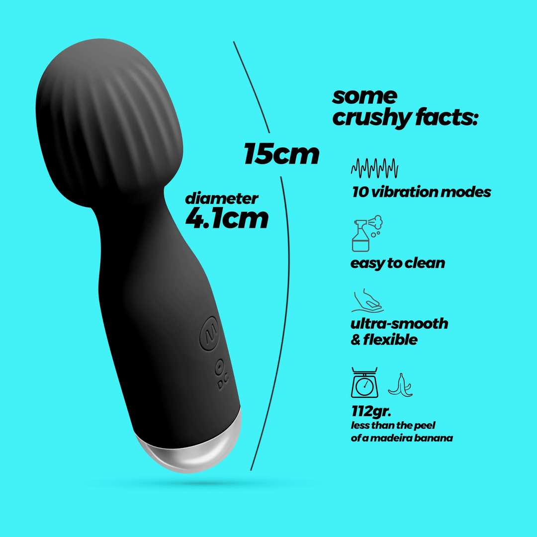 Wanderlust - Mini Wand Massager - Black 6