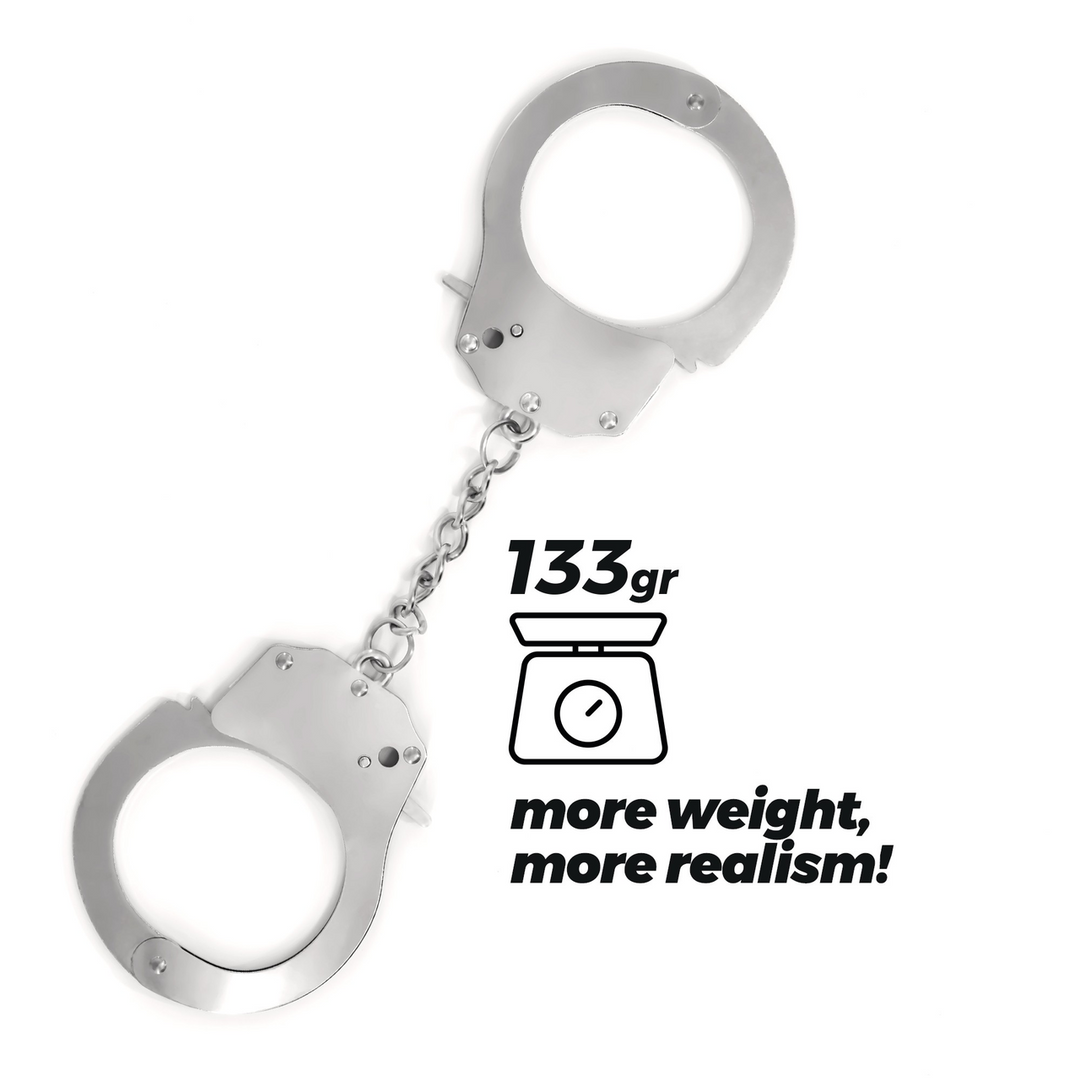 Lust - Metal Handcuffs - Silver 3