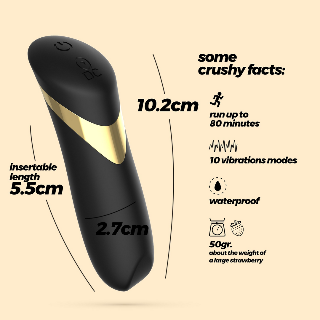 Blinders - Rechargeable Vibrating Bullet - Black 6