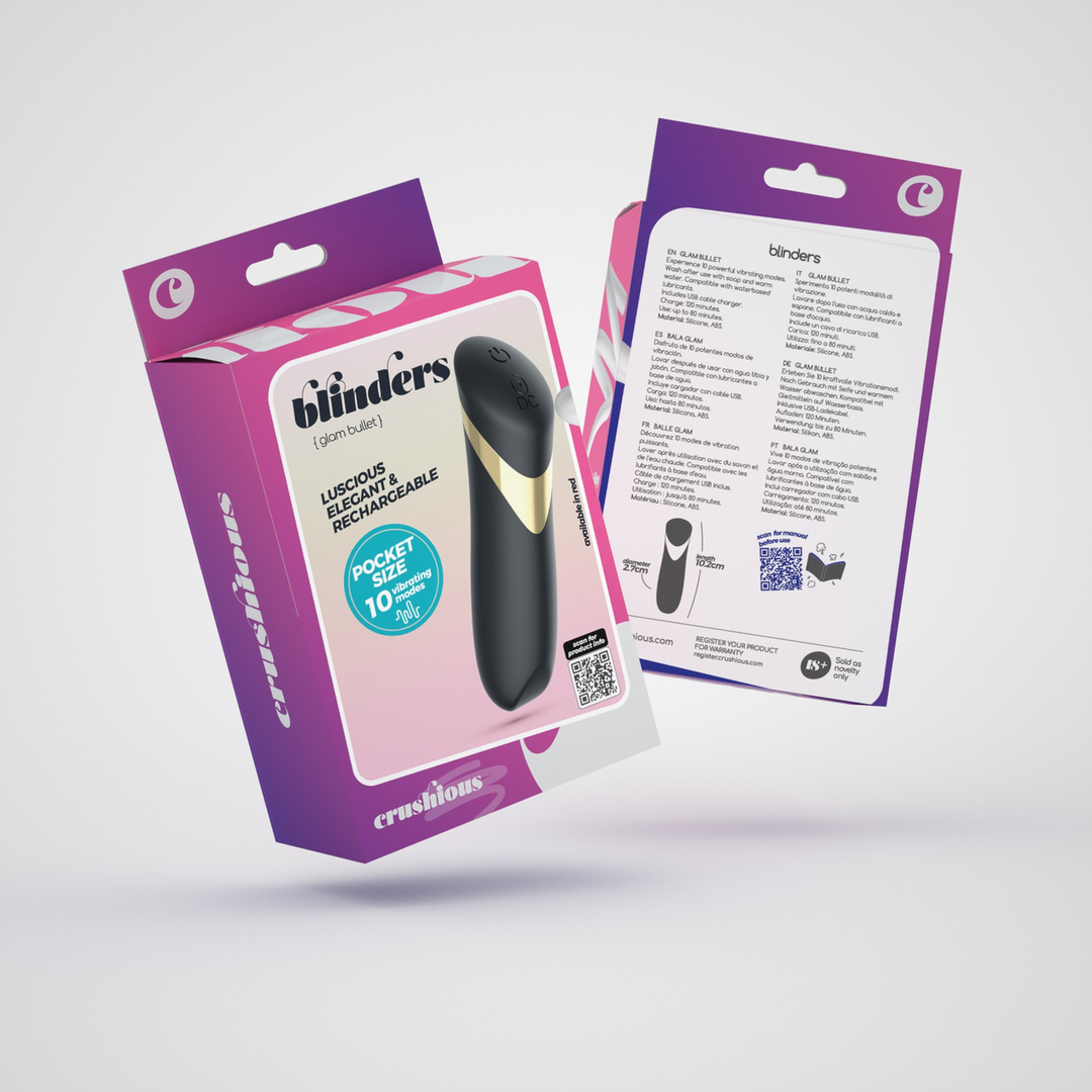 Blinders - Rechargeable Vibrating Bullet - Black 2