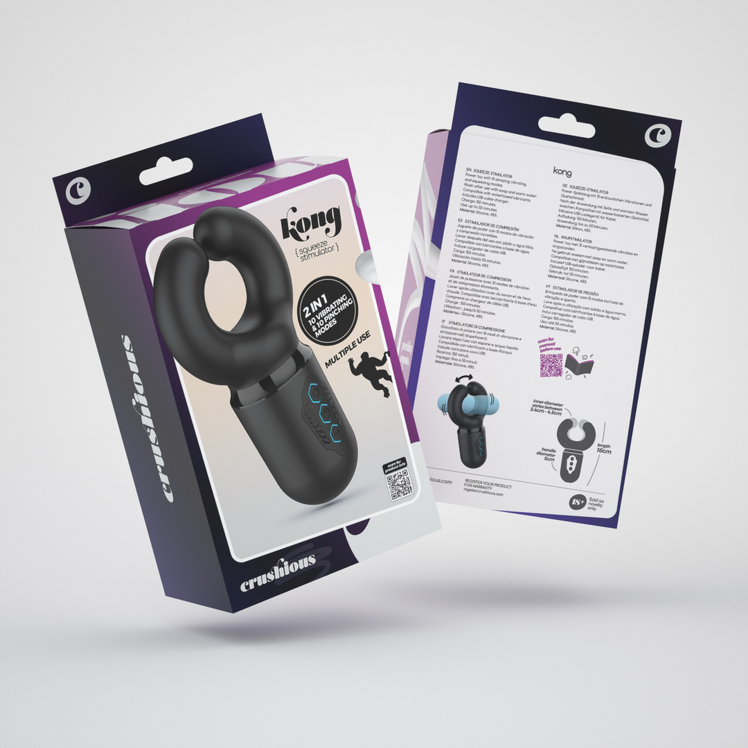 Kong - Masturbator with Pressure - Black 2