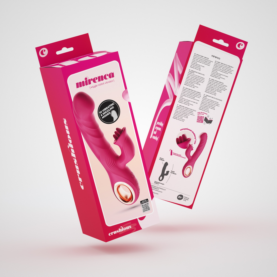 Mirenca - Wiggle Rabbit Vibrator - Pink 2
