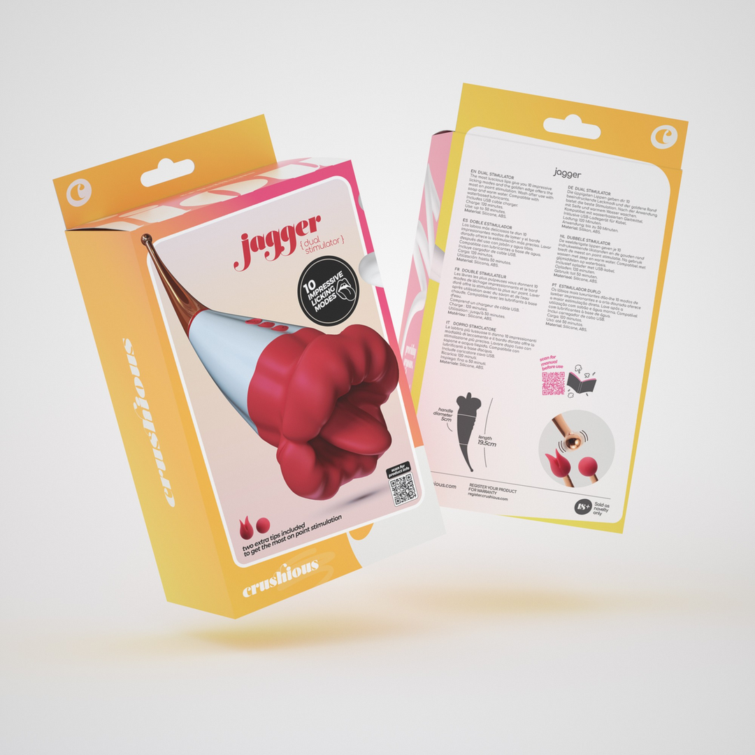 Jagger - Licking Double Stimulator - Red 2