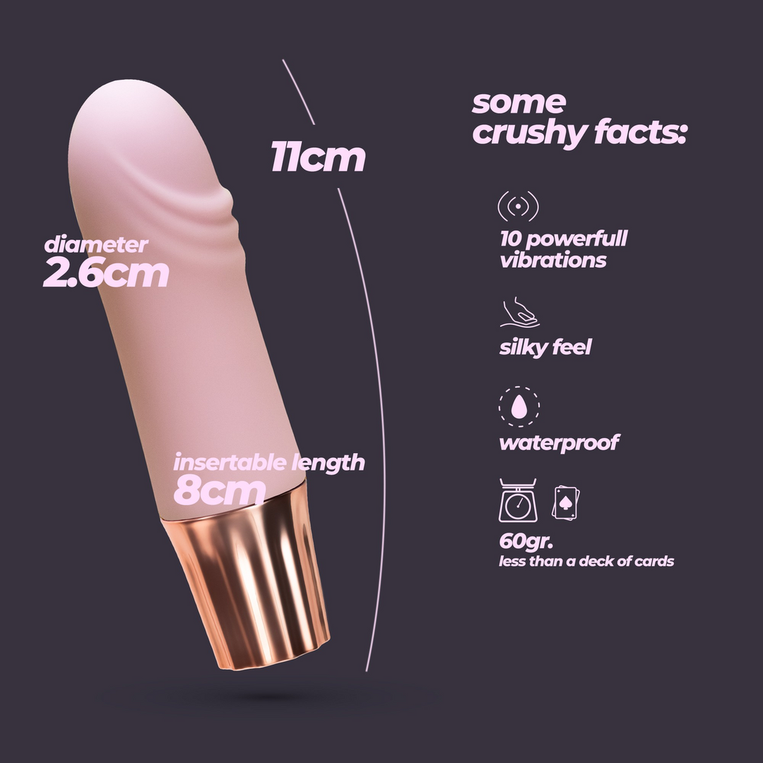 Mellow Waves - Mini Vibrator - Pink 6