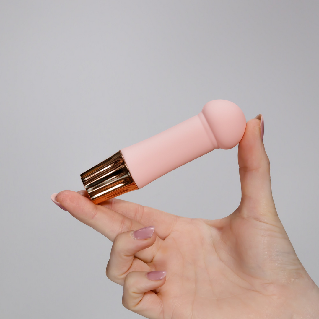 Mellow Puff - Mini Wand Vibrator - Pink 6