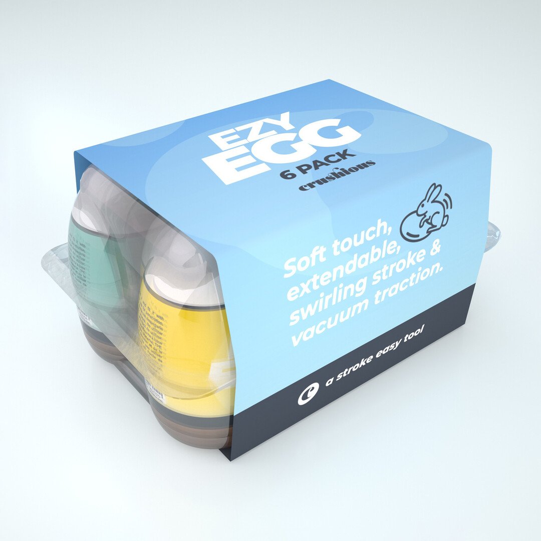 Ezy Egg - Masturbator Egg - 6 Pieces - Multicolor 3