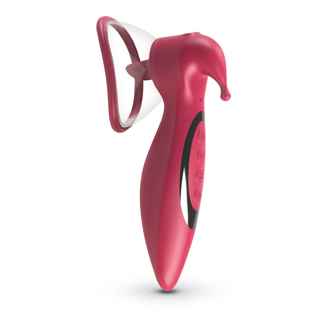 Saci - Clitoral and Nipple Stimulator with Suction - Red 5