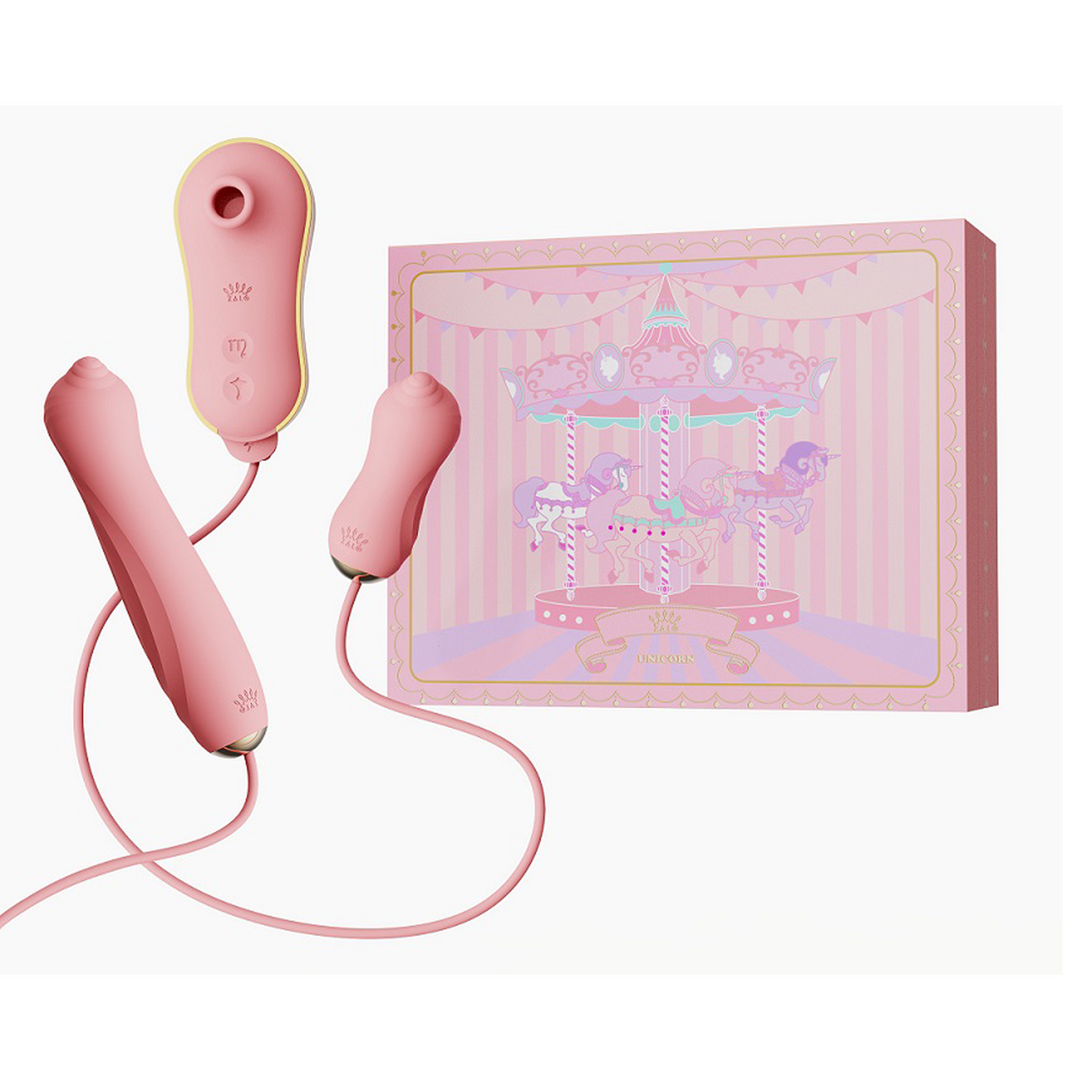 Sucking Vibrator with Pump and Different Attachments 2