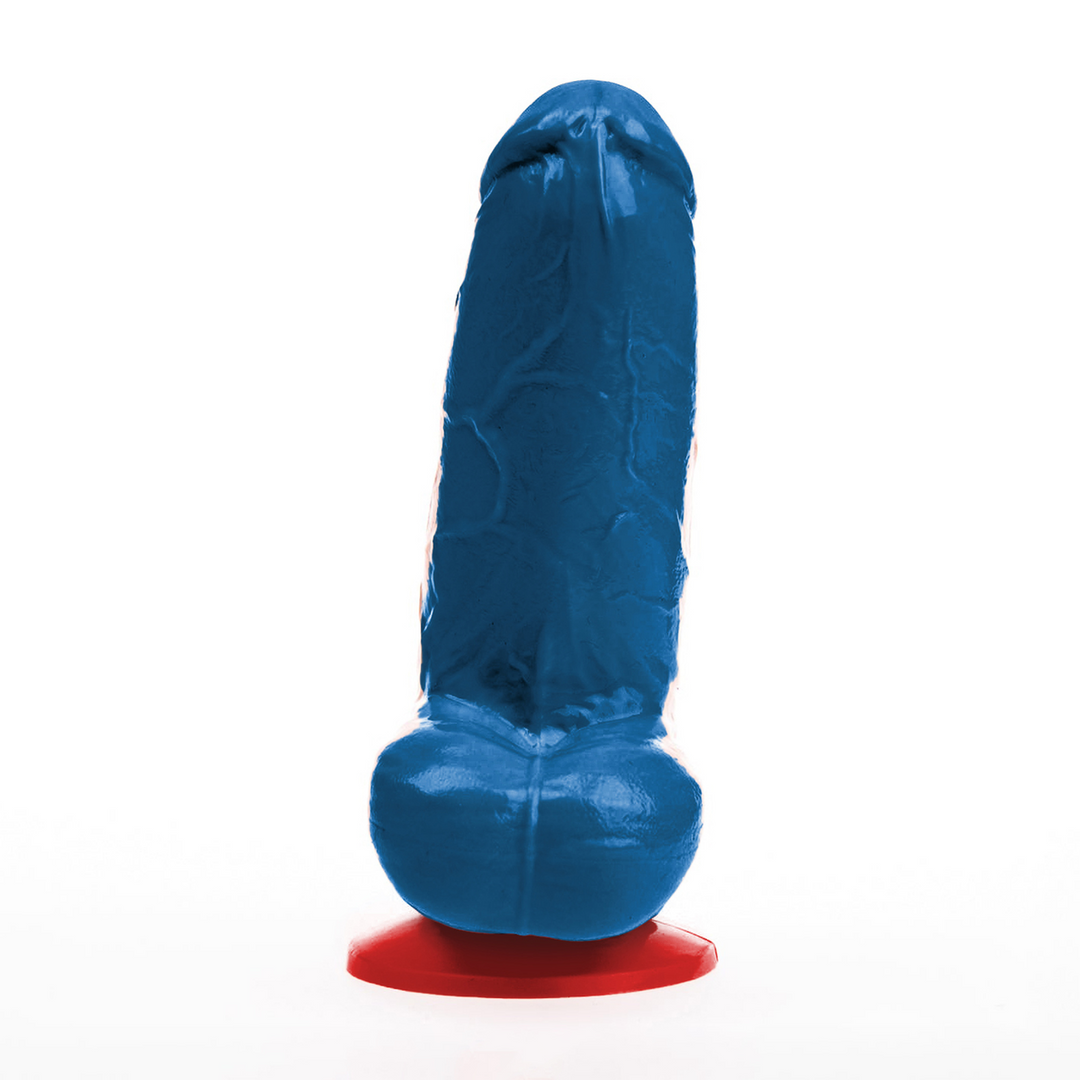 Freyr S - Realistic Dildo with Balls - 4.7 / 12 cm - Blue 2